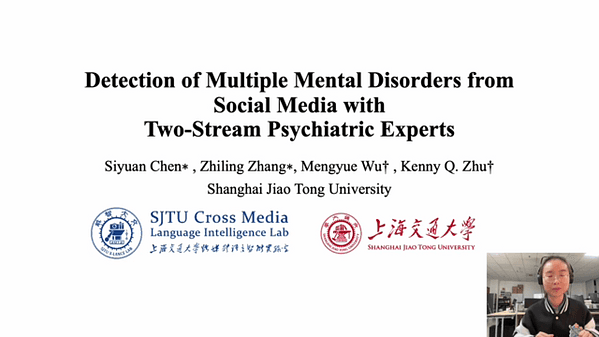 Detection of Multiple Mental Disorders from Social Media with Two-Stream Psychiatric Experts | VIDEO
