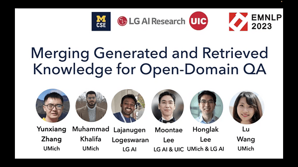 Merging Generated and Retrieved Knowledge for Open-Domain QA