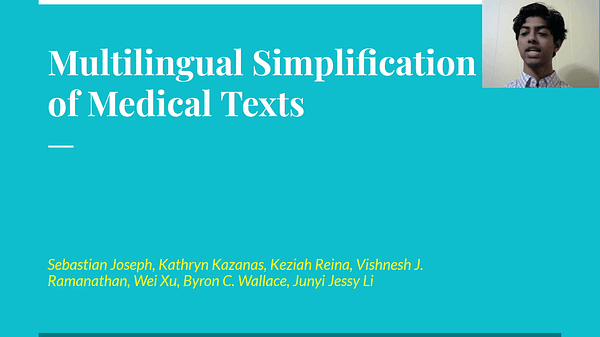Multilingual Simplification of Medical Texts