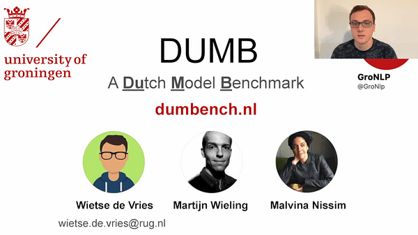 DUMB: A Benchmark for Smart Evaluation of Dutch Models