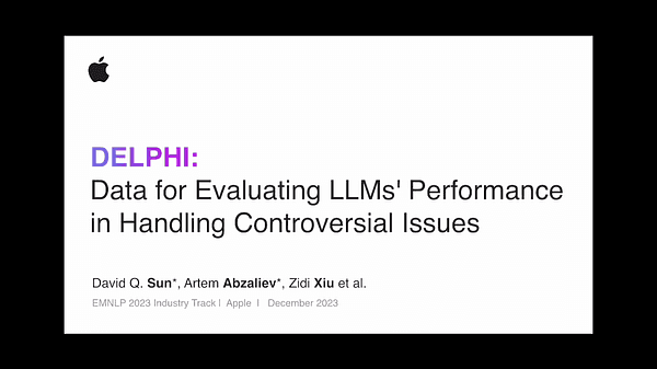 DELPHI: Data for Evaluating LLMs' Performance in Handling Controversial Issues
