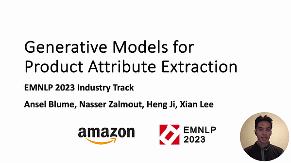 Generative Models for Product Attribute Extraction