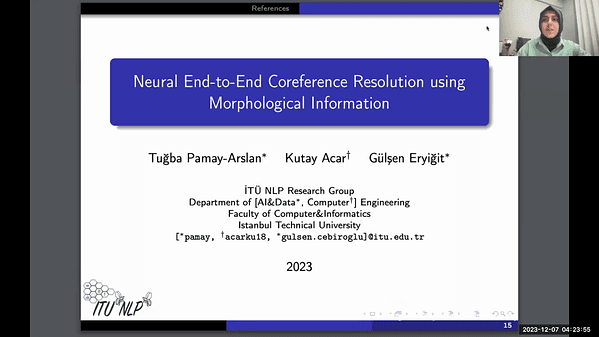 Neural End-to-End Coreference Resolution using Morphological Information