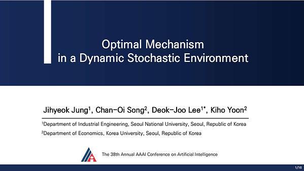 Optimal Mechanism in a Dynamic Stochastic Knapsack Environment