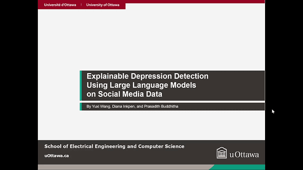 Explainable Depression Detection Using Large Language Models on Social Media Data