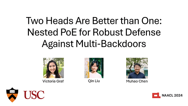 Two Heads are Better than One: Nested PoE for Robust Defense Against Multi-Backdoors