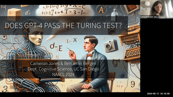 Does GPT-4 pass the Turing test?