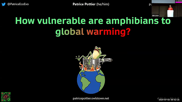 How vulnerable are amphibians to global warming? 